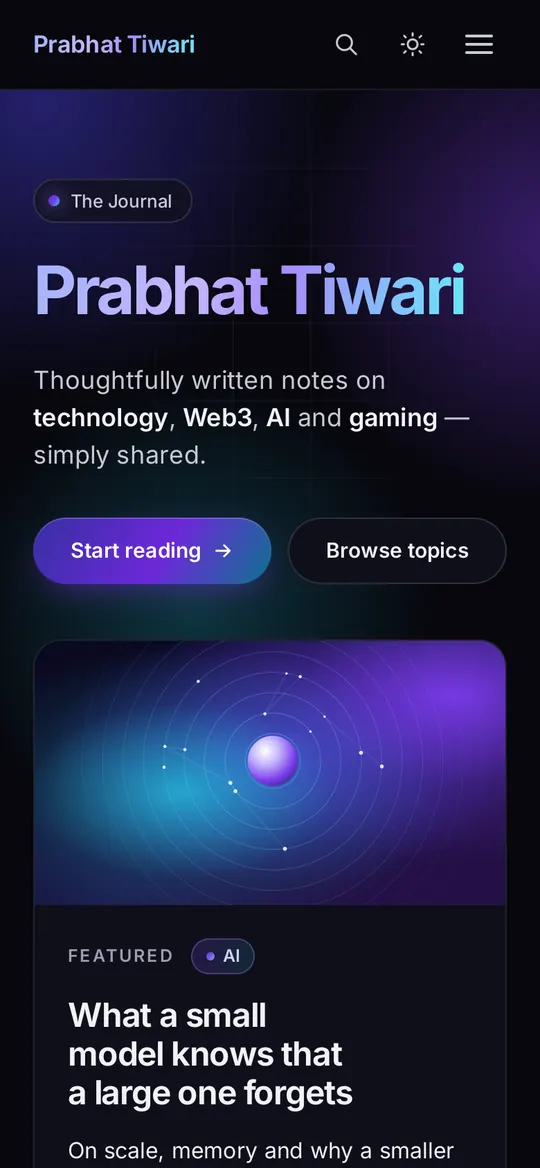 The Journal on a phone