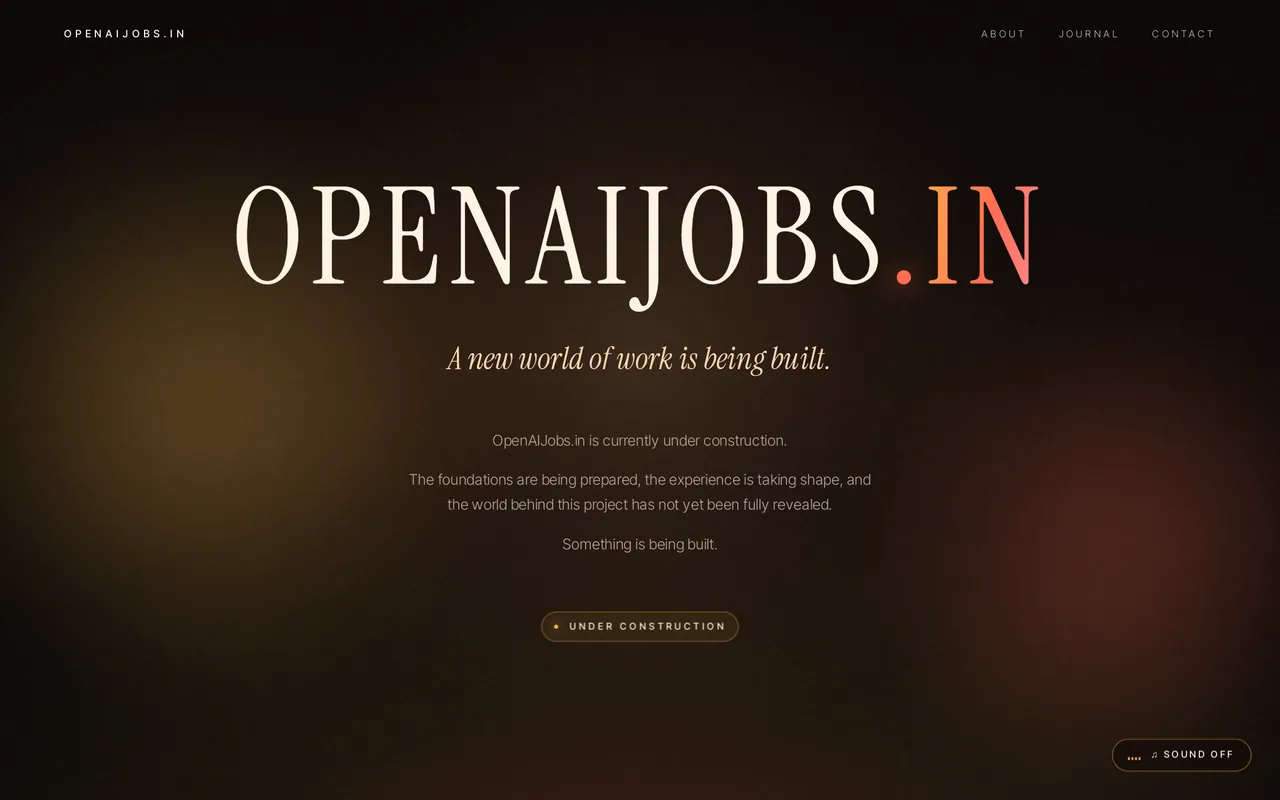 OpenAIJobs.in — home page